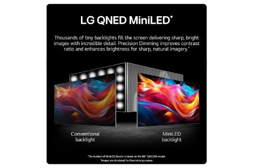LG QNED QNED99 75QNED99T9B 190.5 cm (75") 8K Ultra HD Smart TV Wi-Fi Black