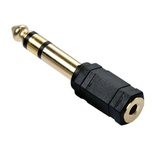 Lindy 3.5mm Stereo Jack Female to 6.3mm Stereo Jack Male Adapter