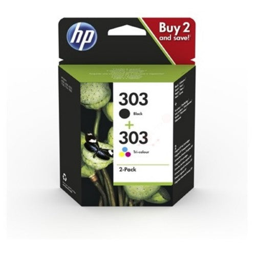 HP 3YM92AE/303 Printhead cartridge multi pack black + color 4ml Pack=2 for HP Envy Photo 6230/e