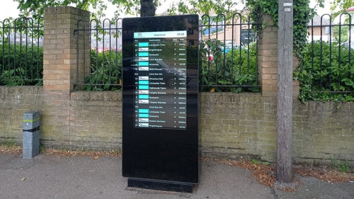 Allsee Technologies OT49E4 Signage Display Kiosk design 124.5 cm (49") Wi-Fi 2500 cd/m² Full HD Black Built-in processor Android 5.1.1 24/7