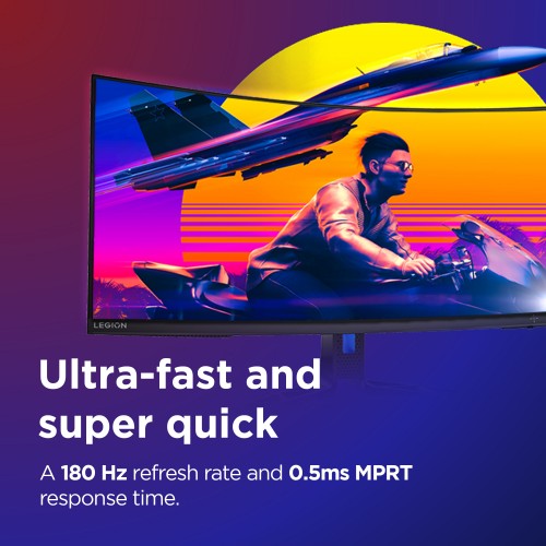 Lenovo Legion R34w-30 computer monitor 86.4 cm (34") 3440 x 1440 pixels Wide Quad HD LCD Black