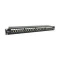 Tripp Lite N252-024-6A-SH 24-Port Cat6a Shielded Patch Panel - 10 Gbps, STP, 110 Punch Down, RJ45, 1U, TAA