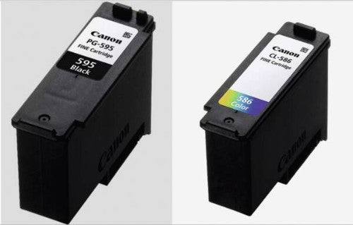 Canon 7171C004/PG-595/CL-586 Ink cartridge multi pack black + color + Photopaper GP-501 6,7ml + 9,9ml Pack=2 for Canon Pixma TS 4150
