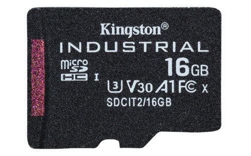 Kingston Technology 16GB microSDHC Industrial C10 A1 pSLC Card Single Pack w/o Adapter