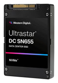 Western Digital Ultrastar DC SN655 15.3 TB U.3 PCI Express 4.0 NVMe TLC 3D NAND