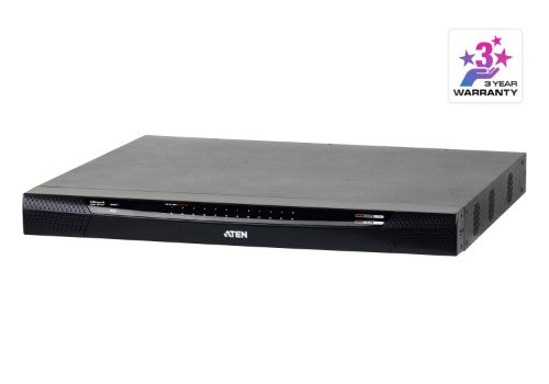 ATEN KN2124VA KVM switch Rack mounting Black, Grey