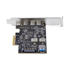 StarTech.com 5-Port USB PCIe Card, USB 3.2 10Gbps, PCI Express Card with 4x USB-C Ports, 1x USB-A Internal Port, USB PCIe Controller Card, Windows/macOS/Linux