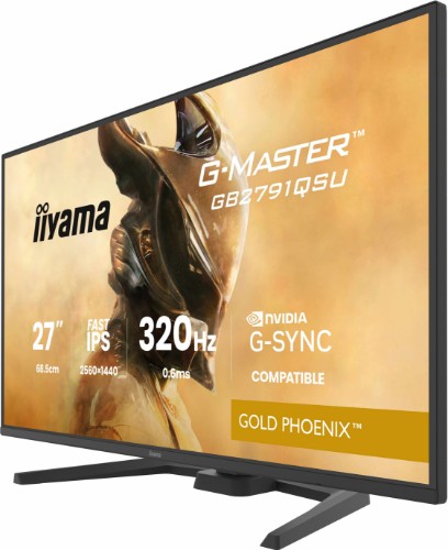 iiyama G-MASTER GB2791QSU-B1 computer monitor 68.6 cm (27") 2560 x 1440 pixels Wide Quad HD LCD Black