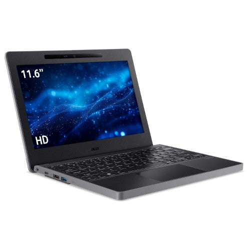 Acer TravelMate TMB311-33 N100 4GB/128GB W11P Intel® N N200 Laptop 29.5 cm (11.6") LPDDR5-SDRAM eUFS Wi-Fi 6E (802.11ax) Windows 11 Pro Education Black