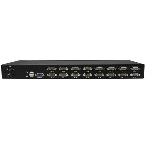 StarTech.com 16 Port 1U Rackmount USB KVM Switch with OSD - TAA