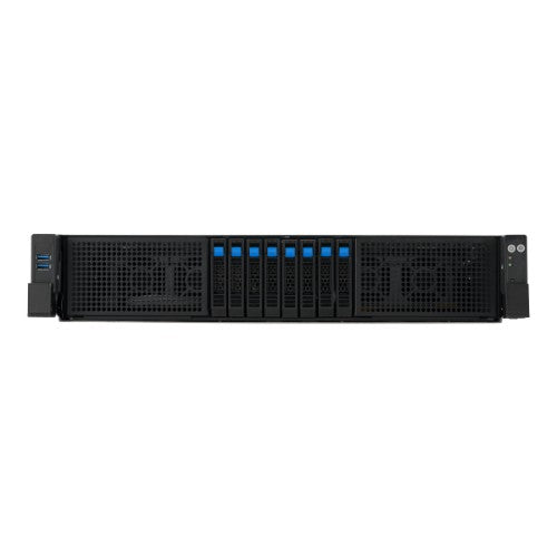 ASUS RS720A-E13-RS8U Socket SP5 Rack (2U) Black, Silver