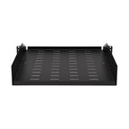 Tripp Lite SRSHELF2PUNIV SmartRack Universal-Mount Steel Rack Shelf - 2U, Vented, 21.7 in. Deep, Holds up to 100 lb. (45 kg)
