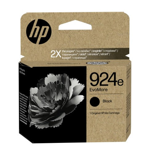 HP 4K0V0NE/924E Ink cartridge black EvoMore, 1K pages ISO/IEC 19752 25ml for HP OJ Pro 8120/e