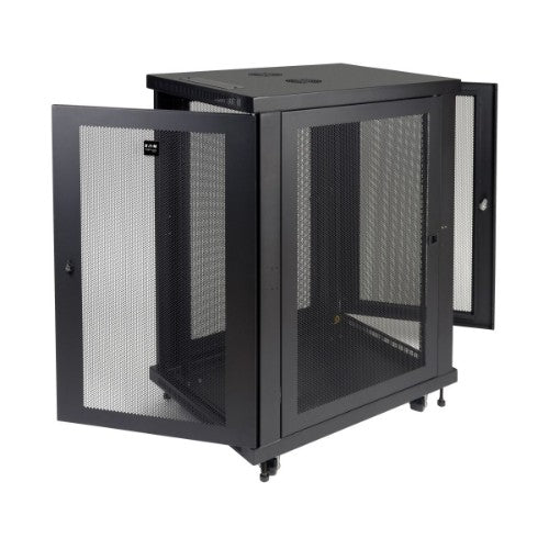 Tripp Lite SR18UB SmartRack 18U Mid-Depth Half-Height Rack Enclosure Cabinet
