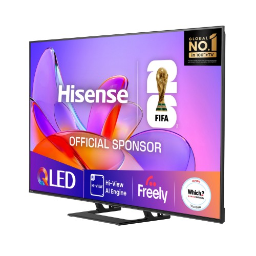 Hisense 55" A7QTUK QLED Smart AI TV with Freely