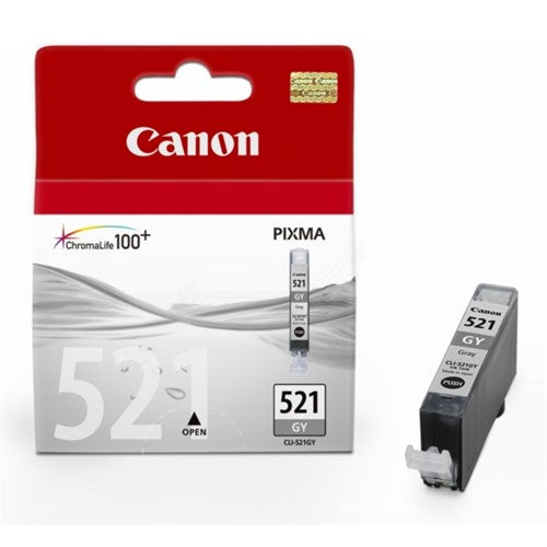 Canon 2937B001/CLI-521GY Ink cartridge gray, 1.37K pages 187 Photos 9ml for Canon Pixma MP 980