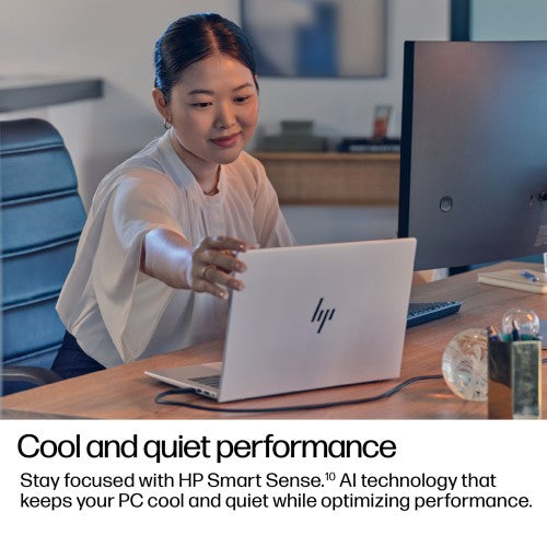 HP EliteBook 8 G1i Next Gen AI PC Copilot+ PC Intel Core Ultra 5 238V Laptop 35.6 cm (14") WUXGA 32 GB LPDDR5x-SDRAM 512 GB SSD Wi-Fi 7 (802.11be) Windows 11 Pro Silver