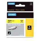 Dymo 18058/S0718340 Heat Shrink Tubes black on yellow 19mm x 1,5m for Dymo Rhino 6-19mm/24mm