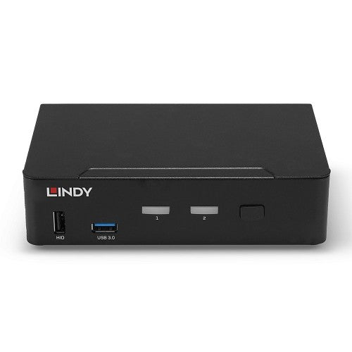 Lindy 2 Port DisplayPort 1.4, USB 3.0 and Audio KVM Switch