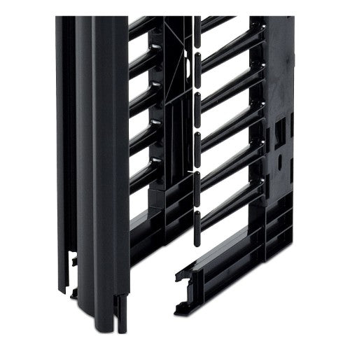 APC Valueline, Vertical Cable Manager for 2 & 4 Post Racks, 84"H X 6"W, Single-Sided with Door