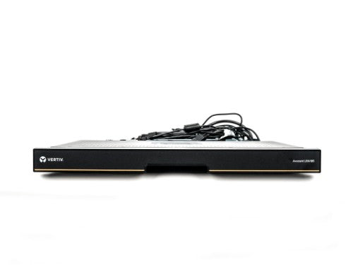 Vertiv Avocent LRA185KMM-001 rack console 48.3 cm (19") 1366 x 768 pixels Plastic, Steel Black 1U