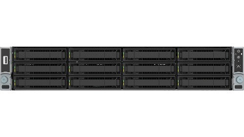 Intel R2312WF0NPR server barebone Intel® C624 LGA 3647 (Socket P) Rack (2U) Black, Grey