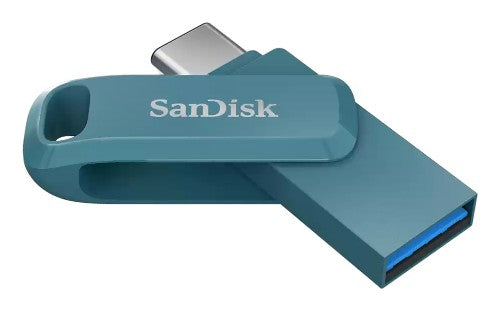 SanDisk Ultra Dual Drive Go USB flash drive 512 GB USB Type-C 3.2 Gen 1 (3.1 Gen 1) Turquoise