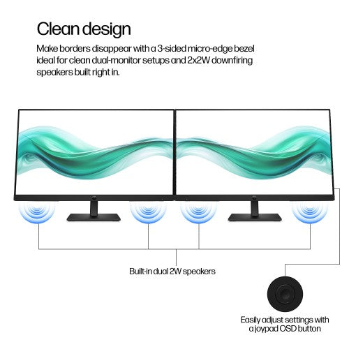 HP Series 3 Pro 23.8 inch FHD Monitor - 324ph