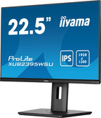 iiyama ProLite 22.5” 1920 x 1200 monitor featuring IPS panel technology and a height adjustable stand