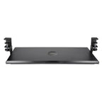 StarTech.com Under-Desk Keyboard Tray, Clamp-on Ergonomic Keyboard Holder, Up to 12kg (26.5lb), Sliding Keyboard and Mouse Drawer with C-Clamps, Height Adjustable Keyboard Tray (3.9/4.7/5.5 in) - TAA