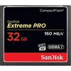 SanDisk 32GB Extreme Pro CF 160MB/s memory card CompactFlash