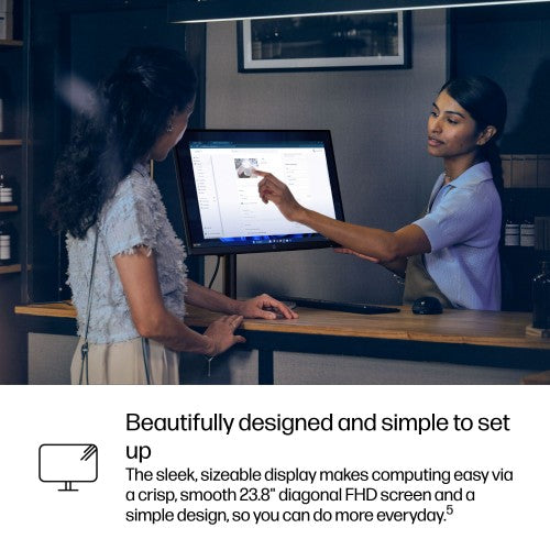 HP ProStudio 4 All-in-One G1i 23.8 inch Desktop AI PC Intel Core Ultra 7 60.5 cm (23.8") 1920 x 1080 pixels 24 GB DDR5-SDRAM Windows 11 Pro Wi-Fi 6E (802.11ax)
