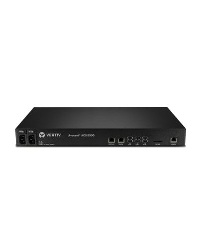 Vertiv Avocent 8-Port ACS 8000 with single DC Power Supply - ACS8008SDC-400