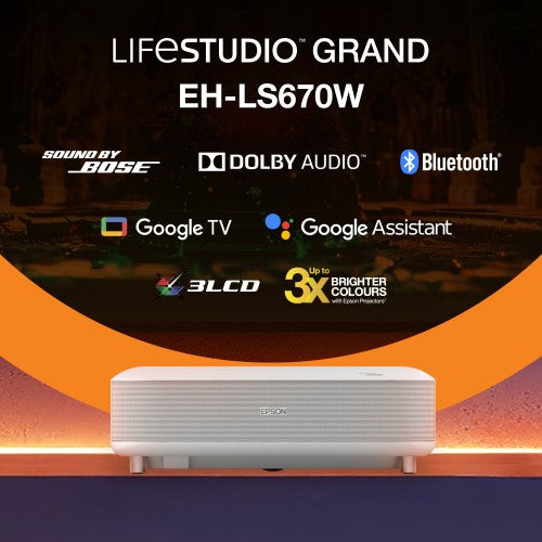 Epson Lifestudio Grand — EH-LS670W Diamond White