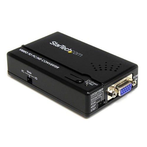 StarTech.com Composite and S-Video to VGA Video Scan Converter - TAA