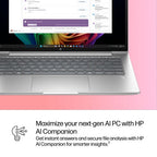 HP ProBook 4 G1q Next Gen AI PC Copilot+ PC Snapdragon X1-26-100 Laptop 35.6 cm (14") WUXGA 16 GB LPDDR5x-SDRAM 512 GB SSD Wi-Fi 6E (802.11ax) Windows 11 Pro Silver