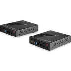 StarTech.com HDMI KVM Extender over IP Network - 4K 30Hz HDMI 2.0 and USB over IP LAN or Cat5e/Cat6 Ethernet Cable (100m/330ft) - Remote KVM Switch/Console Transmitter/Receiver Extender Kit - TAA