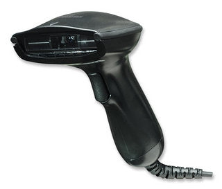 Manhattan Long Range CCD Handheld Barcode Scanner, USB, 500mm Scan Depth, Cable 1.5m, Max Ambient Light 30,000 lux (sunlight), Black, Three Year Warranty