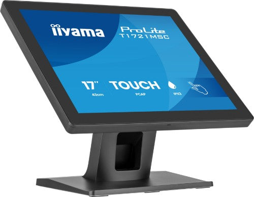iiyama ProLite T1721MSC-B3 computer monitor 43.2 cm (17") 1280 x 1024 pixels SXGA Touchscreen Tabletop Black