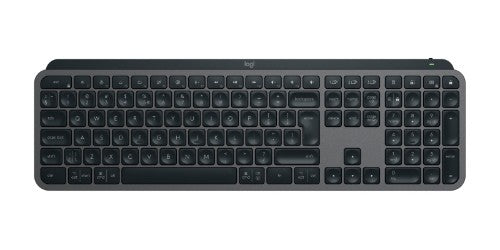 Logitech Master MX Keys Combo for Bussiness keyboard Mouse included Office RF Wireless + Bluetooth QWERTY US International Graphite