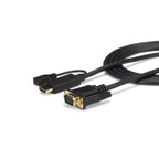 StarTech.com 6ft (1.8m) HDMI to VGA Active Converter Cable - HDMI to VGA Adapter - 1920x1200 or 1080p