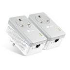 TP-Link Passthrough Powerline 600 Starter Kit, 1 Port