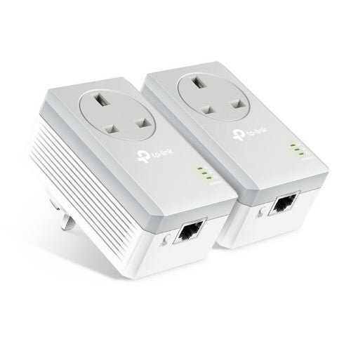 TP-Link Passthrough Powerline 600 Starter Kit, 1 Port