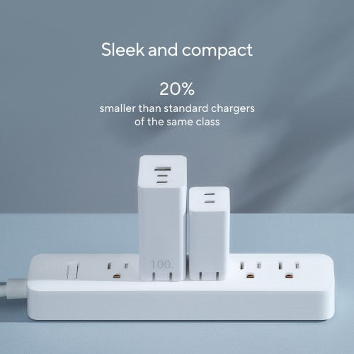 ASUS 100W 2C1A GaN Charger Universal White AC Fast charging Indoor