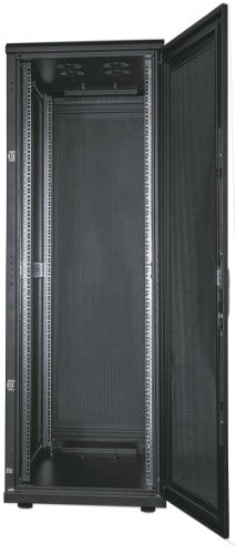 Intellinet 19" Server Cabinet - Free Standing, 36U, 600x1000mm (width x depth), Black, Flatpack, Max 1500kg, Multi-Point Door Lock, One Lock Per Side Panel, Usable Depth 123 to 773mm, IP20 rated, Rack, Steel