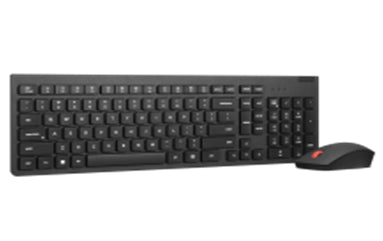 Lenovo 4X31N50717 keyboard Mouse included Universal RF Wireless Danish Black