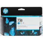 HP 498N5A/738 Ink cartridge cyan 130ml for HP DesignJet T 850/950