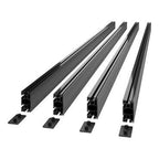 APC NetShelter Aisle Containment, Frame Extrusion & End Cover, 2536 mm Set of 4, Black