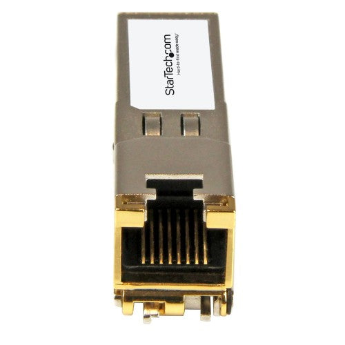 StarTech.com Brocade E1MG-TX Compatible SFP Module - 1000BASE-T - SFP to RJ45 Cat6/Cat5e - 1GE Gigabit Ethernet SFP - RJ-45 100m