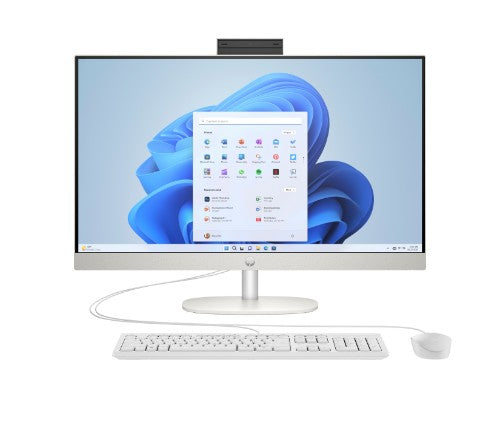 HP All-in-One 27-cr0045na Intel® Core™ i5 i5-1335U 68.6 cm (27") 1920 x 1080 pixels All-in-One PC 8 GB DDR4-SDRAM 512 GB SSD Windows 11 Home Wi-Fi 6 (802.11ax) White
